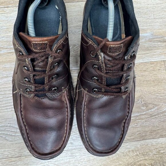 Timberland Mount Shasta Brown Leather Performance Oxfords Men's Size 11 - Picture 2 of 7